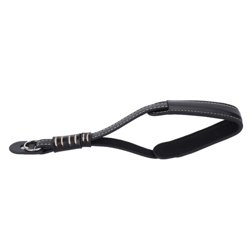 Camera Strap: Black PU Leather - Secure Grip Durable Design Wrist Strap for Photographers Outdoor Indoor Shooting - Image 5