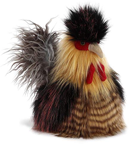 Aurora® Exquisite Luxe Boutique™ Jacques Rooster-Cockerel™ Stuffed Animal - Luxurious Elegance - Sensory Delight - Multicolor 11 Inches - Image 2
