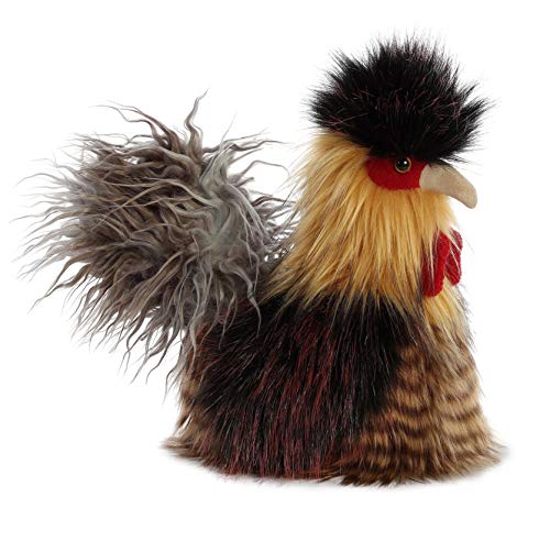 Aurora® Exquisite Luxe Boutique™ Jacques Rooster-Cockerel™ Stuffed Animal - Luxurious Elegance - Sensory Delight - Multicolor 11 Inches - Image 3