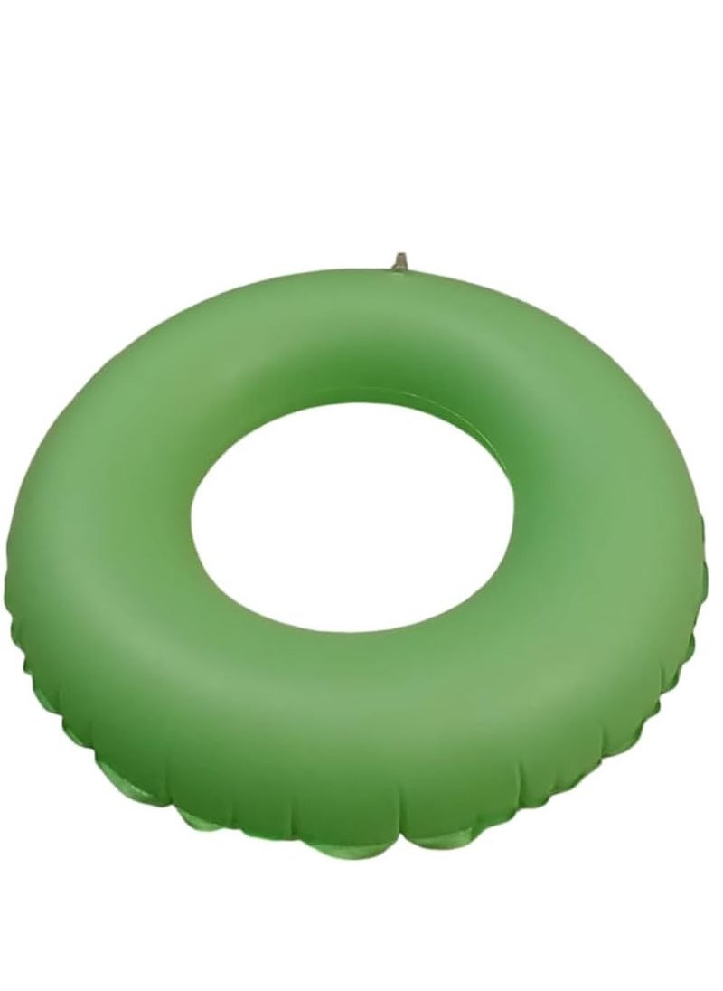 Plastic Round Swimming Baby Float 80 CM - Green  - Image 1