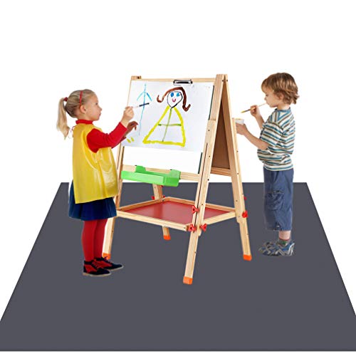 Womumon Baby Splat Mat for Under High Chair, 60 x 60 Inch Splash Mat, Waterproof and Washable Spill Mat, Anti-Slip Floor Protector - Image 5