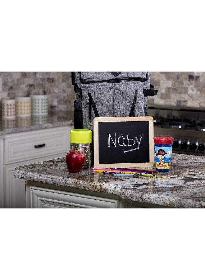 Nuby 360 Degree Easy Sip 3D Grip Wonder Cup with Printed Silicone Sleeve, 10 Oz, Robot - Image 3