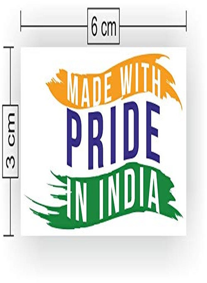 PG Creations 500 Pieces Made in India Stickers, Medium Size Labels, 6x3 cm, Paper, Multicolour - Image 3