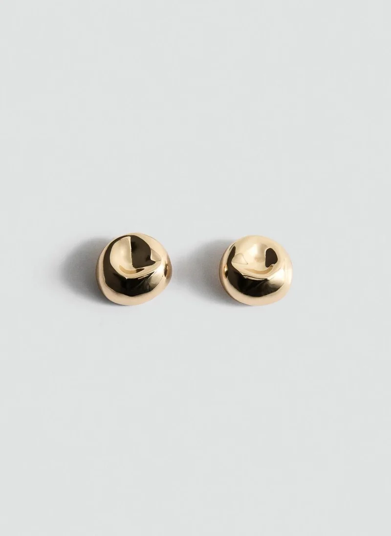 مانجو Earrings with round relief