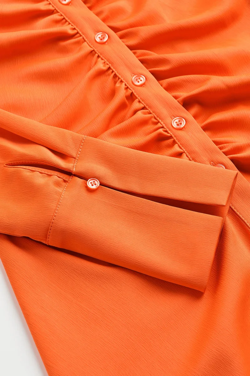 اتش اند ام فستان كريب منسدل