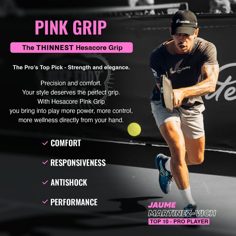 Hesacore Pickleball Paddle Grip - 5.25in - Supports Tennis Elbow, Enhances Grip Strength, Reduces Vibration with Finger Support and Anti-Sweat - Extra Small - Image 5