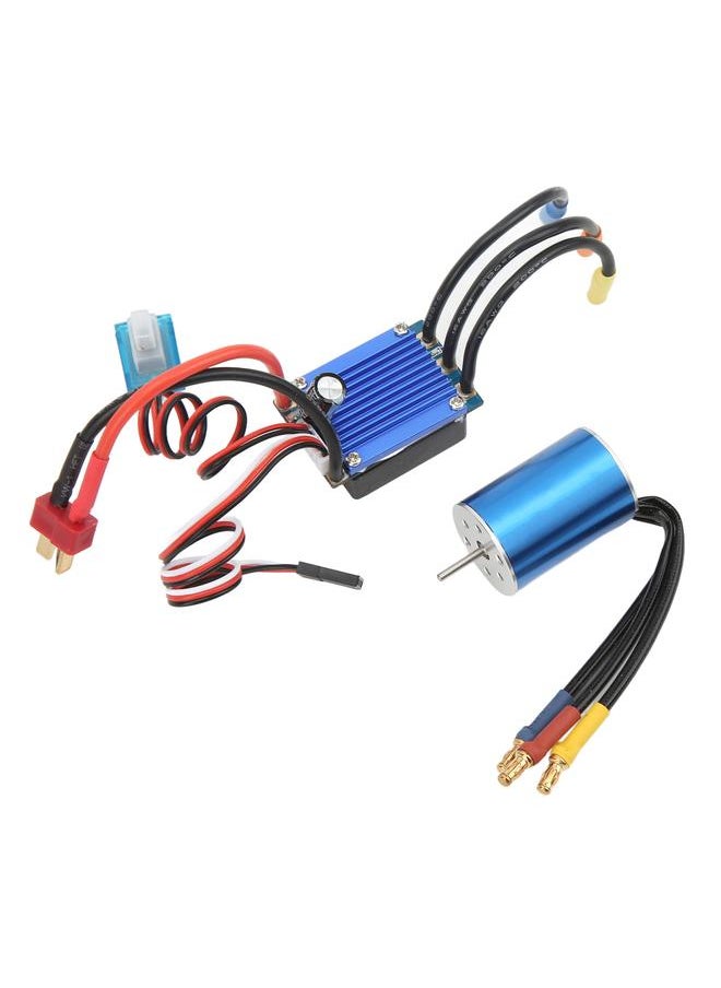 RC Brushless Motor ESC 2435 4800KV Brushless Motor 25A Brushless ESC for Traxxas for HSP for Wltoys 1/16 1/18 RC Car
