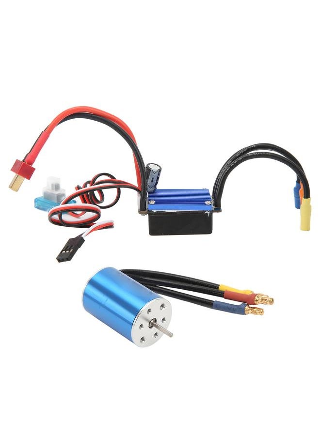 RC Brushless Motor ESC 2435 4800KV Brushless Motor 25A Brushless ESC for Traxxas for HSP for Wltoys 1/16 1/18 RC Car