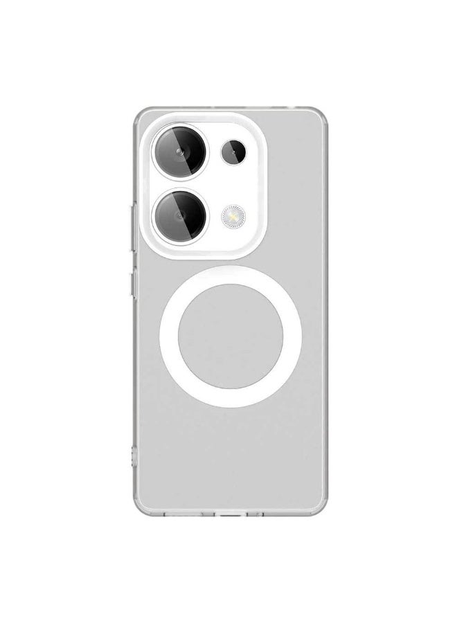 A phone case compatible with Redmi Note 13 Pro, a magnetic phone case, a TPU material, a skin-feeling phone case, and a drop-proof and shock-proof case - Image 1