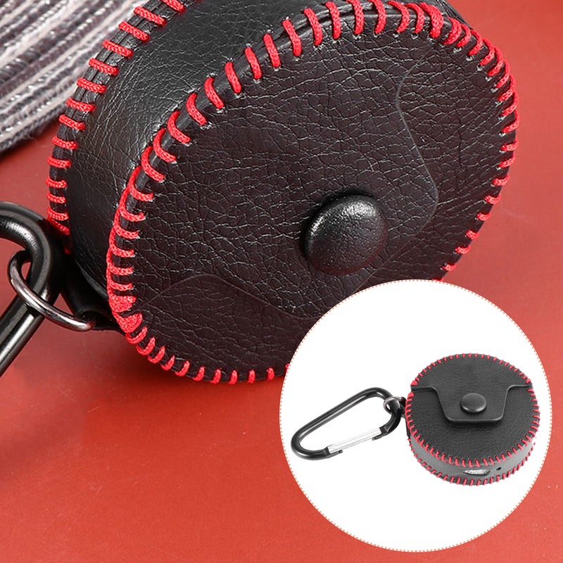 Shockproof Earphone Sleeve Leather Earphone Cover Compatible for Huawei 3(Black) - Image 5
