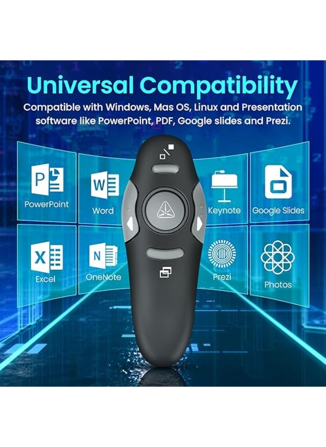 Generic 2.4GHz Wireless Presentation Clicker – Remote Control Slide Changer with USB Receiver  - Image 3