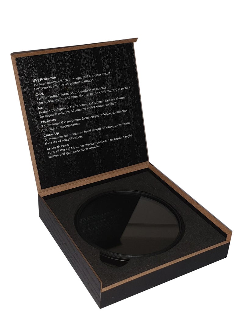 Coopic - COOPIC 49mm Variable Neutral Density NDX Filter Compatible with C’ EF 50mm f/1.8 STM & EF-S 35mm f/2.8 Macro is STM Lens - Image 1