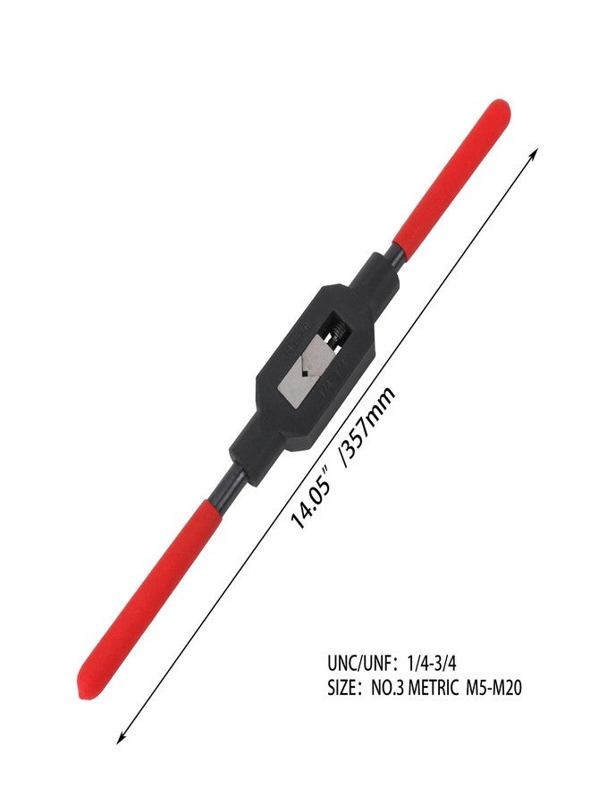 CNBTR Adjustable Metal Tap Handle Reamer Wrench with 1/4"-3/4" Adjustment 12mm Rod Dia for Screw Tapping and Repair - Image 4