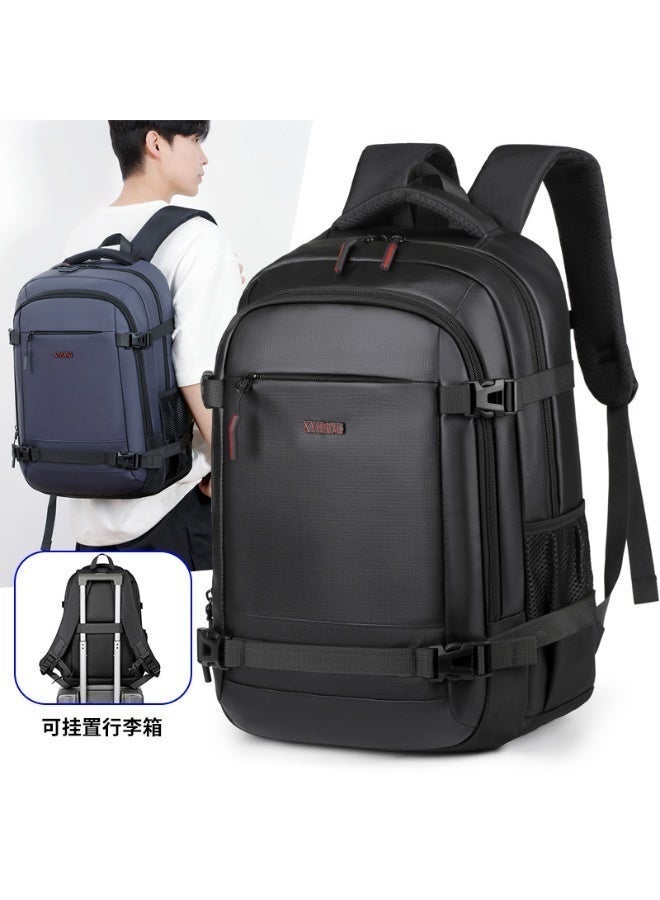 Talha men's and women's laptop backpack, with large storage capacity and multiple pockets; a durable, water-resistant backpack for travel, college, work, or school. - Image 3