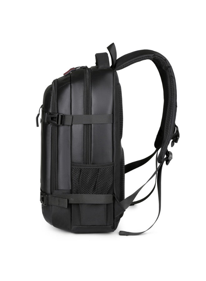 Talha men's and women's laptop backpack, with large storage capacity and multiple pockets; a durable, water-resistant backpack for travel, college, work, or school. - Image 4