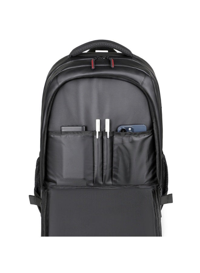 Talha men's and women's laptop backpack, with large storage capacity and multiple pockets; a durable, water-resistant backpack for travel, college, work, or school. - Image 2
