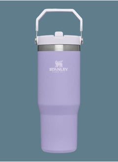 STANLEY IceFlow Stainless Steel Tumbler with Straw - Vacuum Insulated Water Bottle for Home, Office or Car - Reusable Cup with Leak-Resistant Flip Straw, Keeps Drinks Cold for 12 Hours or Iced for 2 Days, 30 oz Lavender