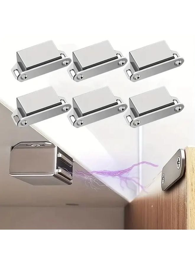 2pcs Magnetic Door Latches Heavy Duty Cabinet Closers Easy Install No Tools Needed - Image 2