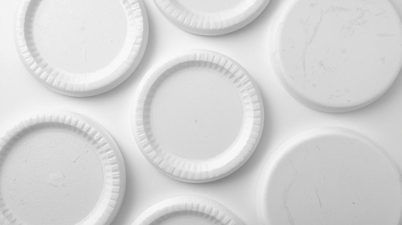 ڤسيل24 عبوة من 50 طبقًا رغويًا للاستخدام مرة واحدة، مقاس 10 بوصات - خفيفة الوزن ومتينة للاستخدام اليومي - Image 4