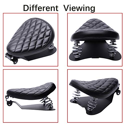 DREAMIZER Motorcycle Solo Seat Spring Base Plate Bracket Compatible With Bobber Chopper - Image 3