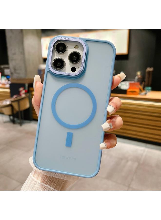 Zaboon Case For iPhone 12 Pro Imitation Metal Frosted Skin Feel Acrylic MagSafe Phone Case - Image 1