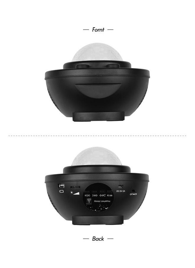 ELTRAZONE 🌌 LED Galaxy Starry Projector Lamp – Black Star Projector Light with 16 LED Colors, Rotating Night Light for Bedroom, Living Room & Home Décor – Creates a Beautiful Starry Night Sky, Perfect for Relaxation, Sleep, Parties & Kids' Room - Image 3