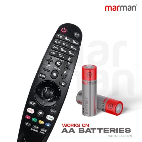 marman® Compatible with LG Tv Magic Remote Control Original Model AN-MR18BA Suitable for Smart 4K UHD OLED Android Television Non Voice Command and Without Pointer & Scrolling Function - Image 5