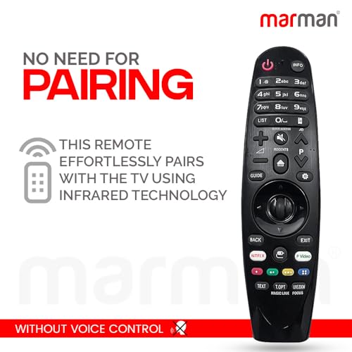 marman® Compatible with LG Tv Magic Remote Control Original Model AN-MR18BA Suitable for Smart 4K UHD OLED Android Television Non Voice Command and Without Pointer & Scrolling Function - Image 2
