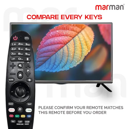 marman® Compatible with LG Tv Magic Remote Control Original Model AN-MR18BA Suitable for Smart 4K UHD OLED Android Television Non Voice Command and Without Pointer & Scrolling Function - Image 4