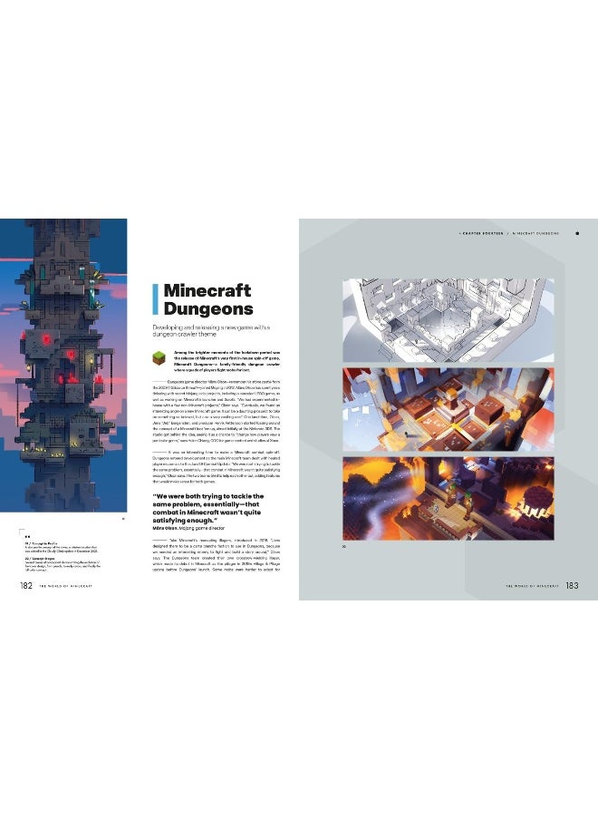 The World of Minecraft: A comprehensive and exclusive behind-the-scenes account of Minecraft’s history featuring previously unseen artwork – the perfect gift for fans and gamers!