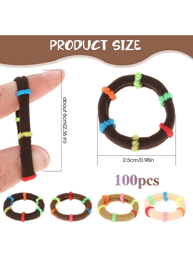 Sliverdew 100 Pcs Dog Hair Bands, Colorful Rubber Bands For Pet Puppy Stretchy Hair Ties Super Stretch Nylon Seamless Dog Hair Bows Puppy Elastics Ties Pony Tail Holders Hair Accessories For Small Yorkie Dog - Image 2