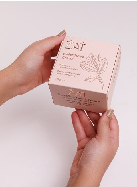 Soft Smooth Shave Cream , All Skin Types, 150ML | Protects | Step 2 During Shaving