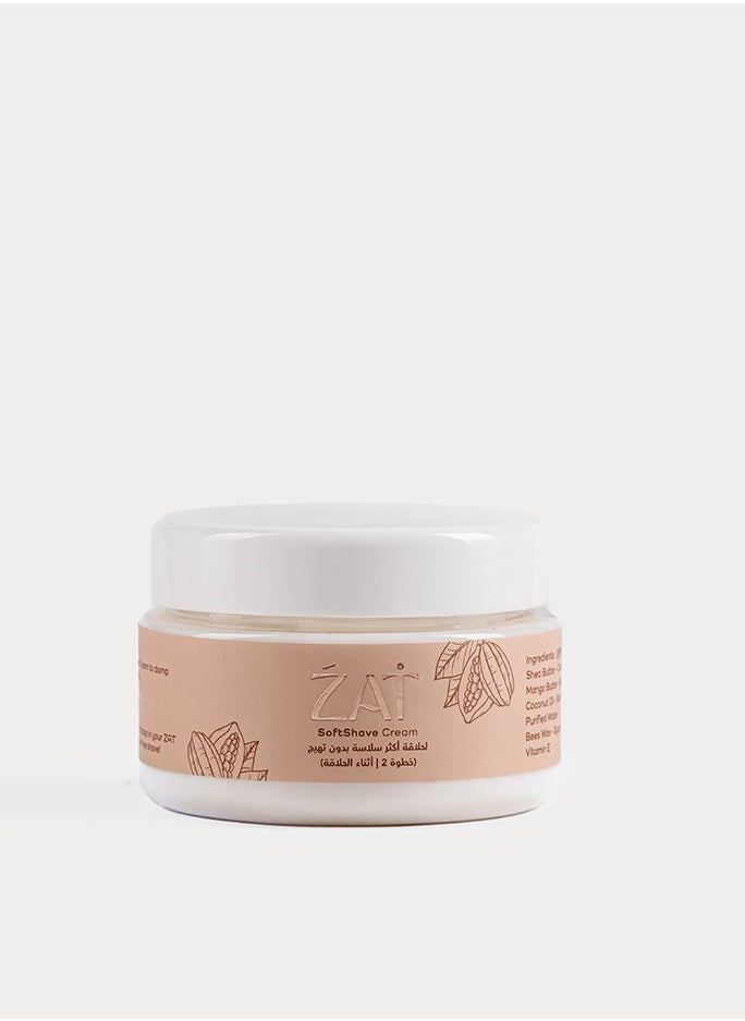 Zat - Soft Smooth Shave Cream , All Skin Types, 150ML | Protects | Step 2 During Shaving - Image 1