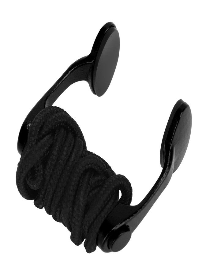 QANYEGN Black Adjustable Structure Diving Nose Clip with Lanyard - Image 1
