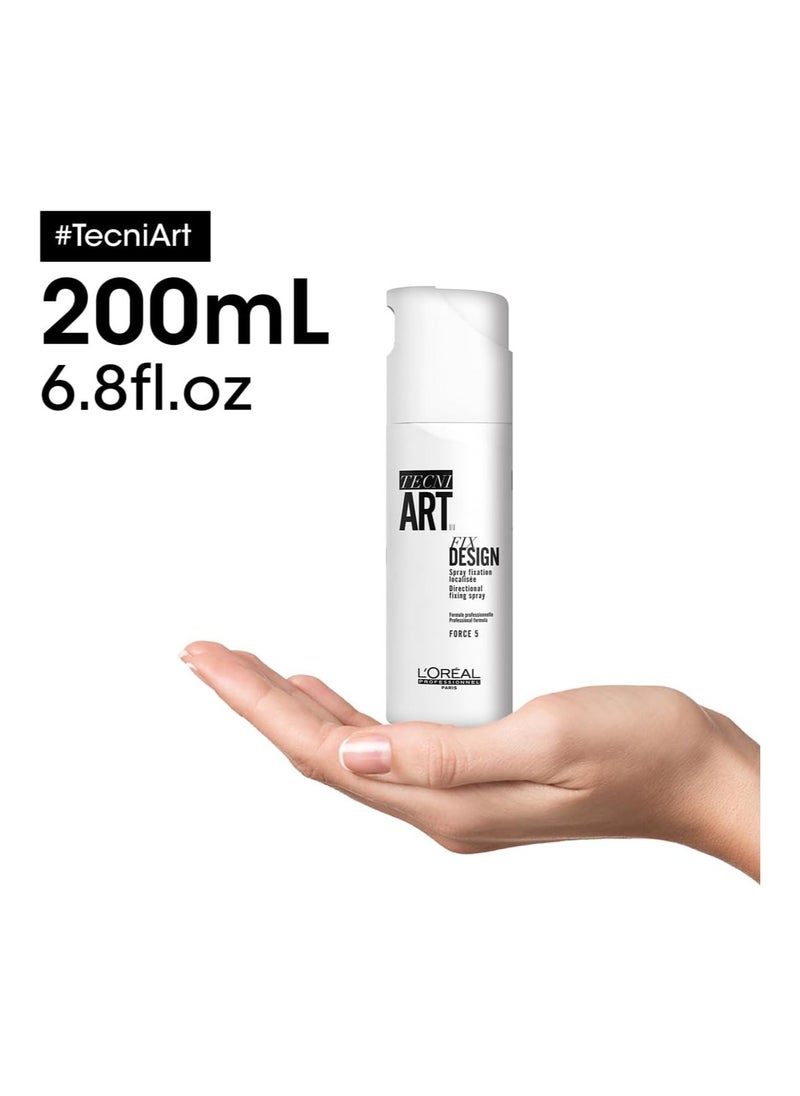 L'Oreal Professional,SprayStyling Fix Design, Strength 5, Long-lasting fixation and hold & Shiny hair, Anti-Frizz, No residue, Non-sticky & Non-greasy, Tecni Art 200 ml - pzsku/Z3E385690F310730A4583Z/45/_/1737724859/36a467e9-2e5e-4459-adc7-5606ff2d18ea