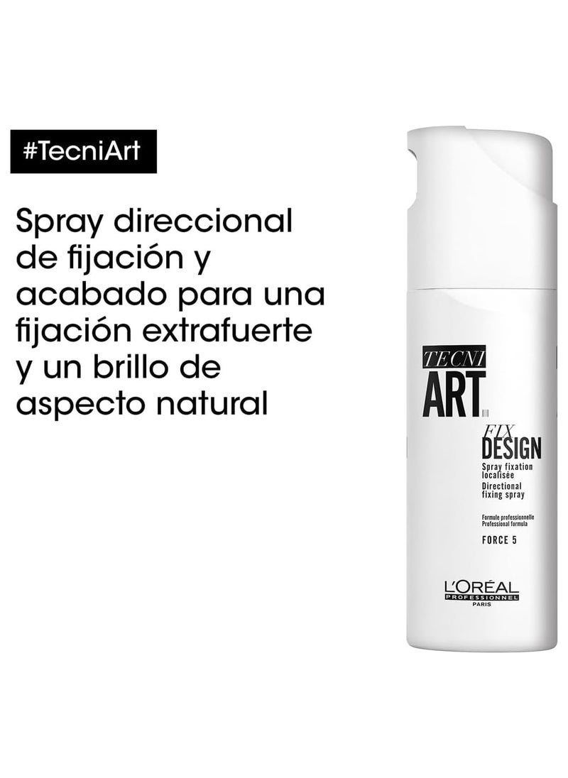 L'Oreal Professional,SprayStyling Fix Design, Strength 5, Long-lasting fixation and hold & Shiny hair, Anti-Frizz, No residue, Non-sticky & Non-greasy, Tecni Art 200 ml - pzsku/Z3E385690F310730A4583Z/45/_/1737724919/0d2c674f-bec9-43c4-9b93-81939113d838