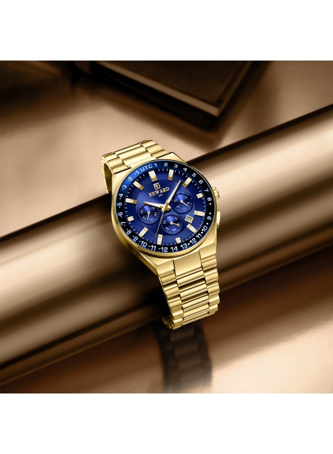 REWARD RD813150GP Men's Dean Chronograph Watch - Image 2