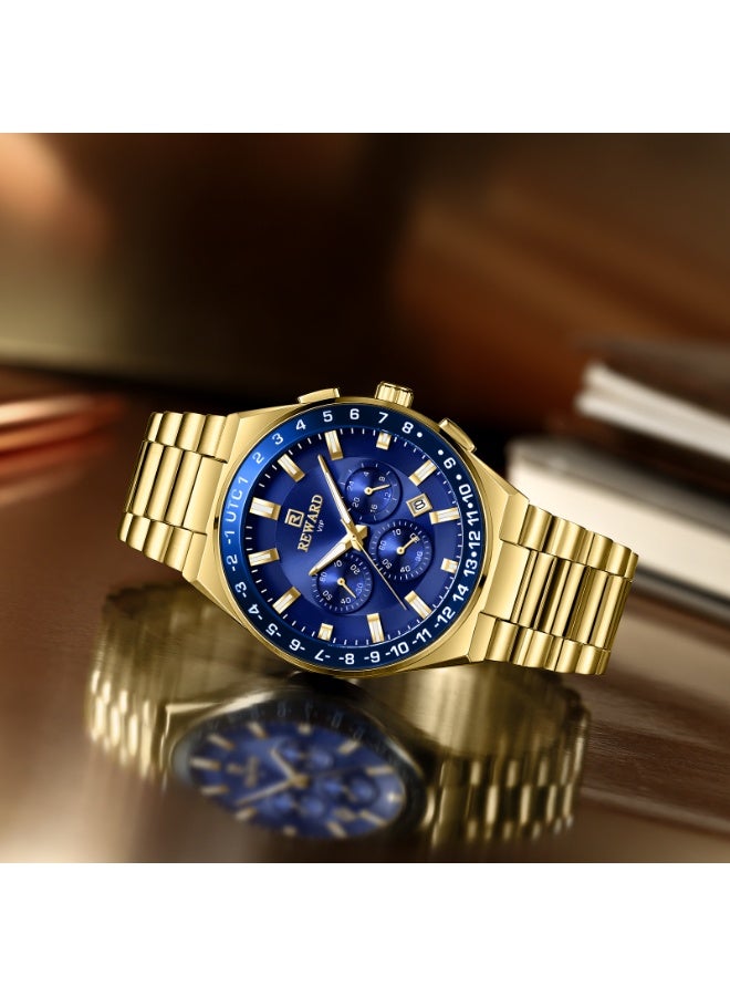 REWARD RD813150GP Men's Dean Chronograph Watch - Image 5