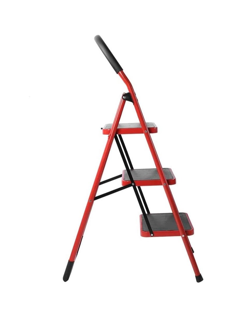 بلومنغ تايم سلم قابل للطي بثلاث خطوات، سلم محمول للمنزل، المطبخ، الحديقة، المكتب، المستودع - Image 2