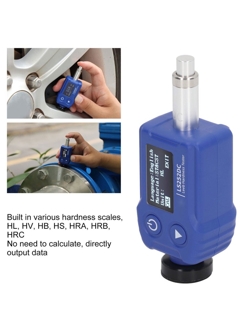 Generic Digital Hardness Tester HL HV HB HS HRA HRB HRC Precise Portable Metal Hardness Gauge Durometer  - Image 2