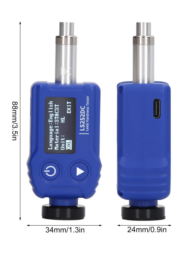 Generic Digital Hardness Tester HL HV HB HS HRA HRB HRC Precise Portable Metal Hardness Gauge Durometer  - Image 3
