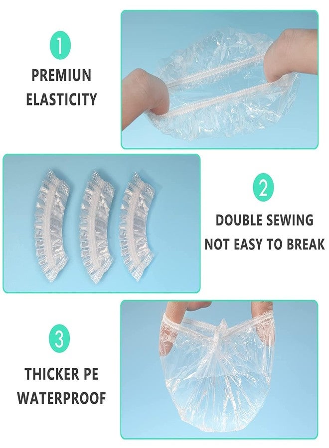 MVM Enterprise 100 Pieces Transparent Ear Protector, Ear Covers for Shower, Waterproof Ear Protectors, Ear Caps for Hair Dye, Bathing, Ear Protectors for Shower - Image 5