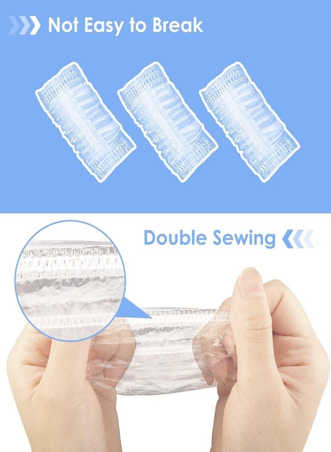 MVM Enterprise 100 Pieces Transparent Ear Protector, Ear Covers for Shower, Waterproof Ear Protectors, Ear Caps for Hair Dye, Bathing, Ear Protectors for Shower - Image 3