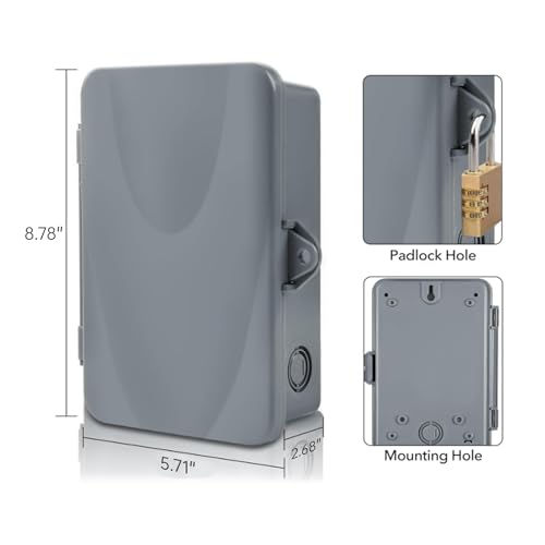 BN-LINK Pool Pump Timer, Outdoor Indoor Smart Wi-Fi Timer Box, 2HP 40A Max, 120, 240, 277 VAC, for Pool Pump, Water Heater, Fans, SPA, Compatible with Smart Phone, Alexa, Google Assistant - Image 3