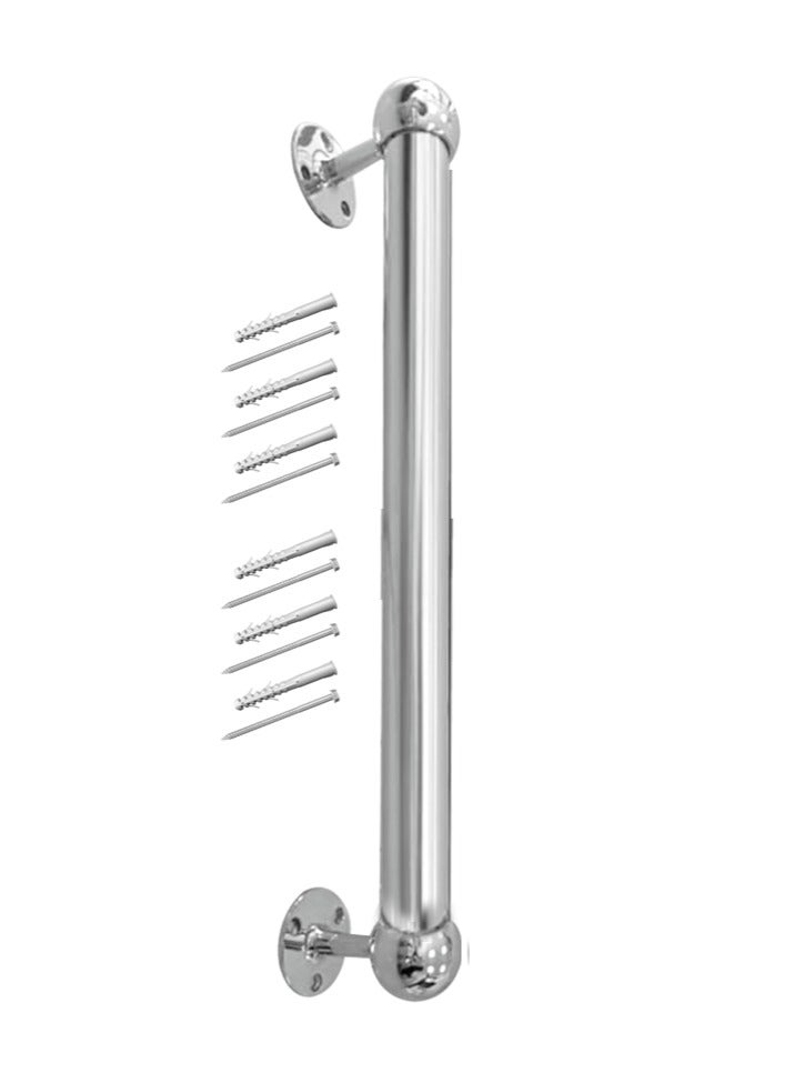 316 SS Handrail 1Meter long, Pipe Diameter: 38mm, Mirror Polish Finish