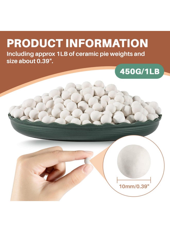 Generic 1LB Pie Weights For Baking - Pie Crust Weights Ceramic Pie Weights Baking Weights Ceramic Weights Ceramic Beans For Baking Reusable Natural Ceramic Stoneware - Image 2
