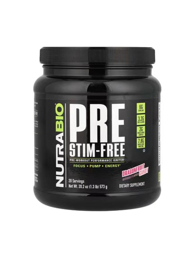 NutraBio Labs PRE-Workout Stim-Free Dragonfruit Candy  1.3 lb (573 g) - pzsku/Z3E38C5F8F95341ED1E61Z/45/_/1740724769/5b2e568a-021a-4503-a372-aa496808bd54