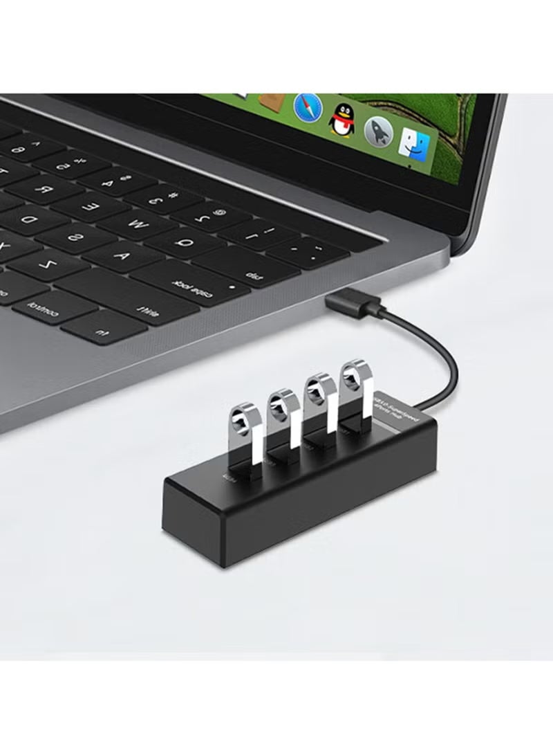 4 Port USB 3.0 Hub 480Mbps Converter Cable Adapter - Image 5