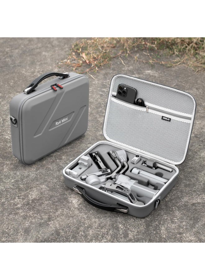 CENXI RS 4 Mini Carrying Case, Portable PU Leather Storage Case Travel Shoulder Bag for DJI Ronin RS4 Mini Gimbal Stabilizer and Accessories - Image 5