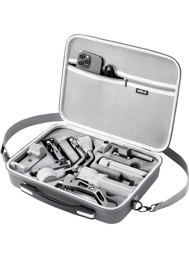 CENXI RS 4 Mini Carrying Case, Portable PU Leather Storage Case Travel Shoulder Bag for DJI Ronin RS4 Mini Gimbal Stabilizer and Accessories - Image 2
